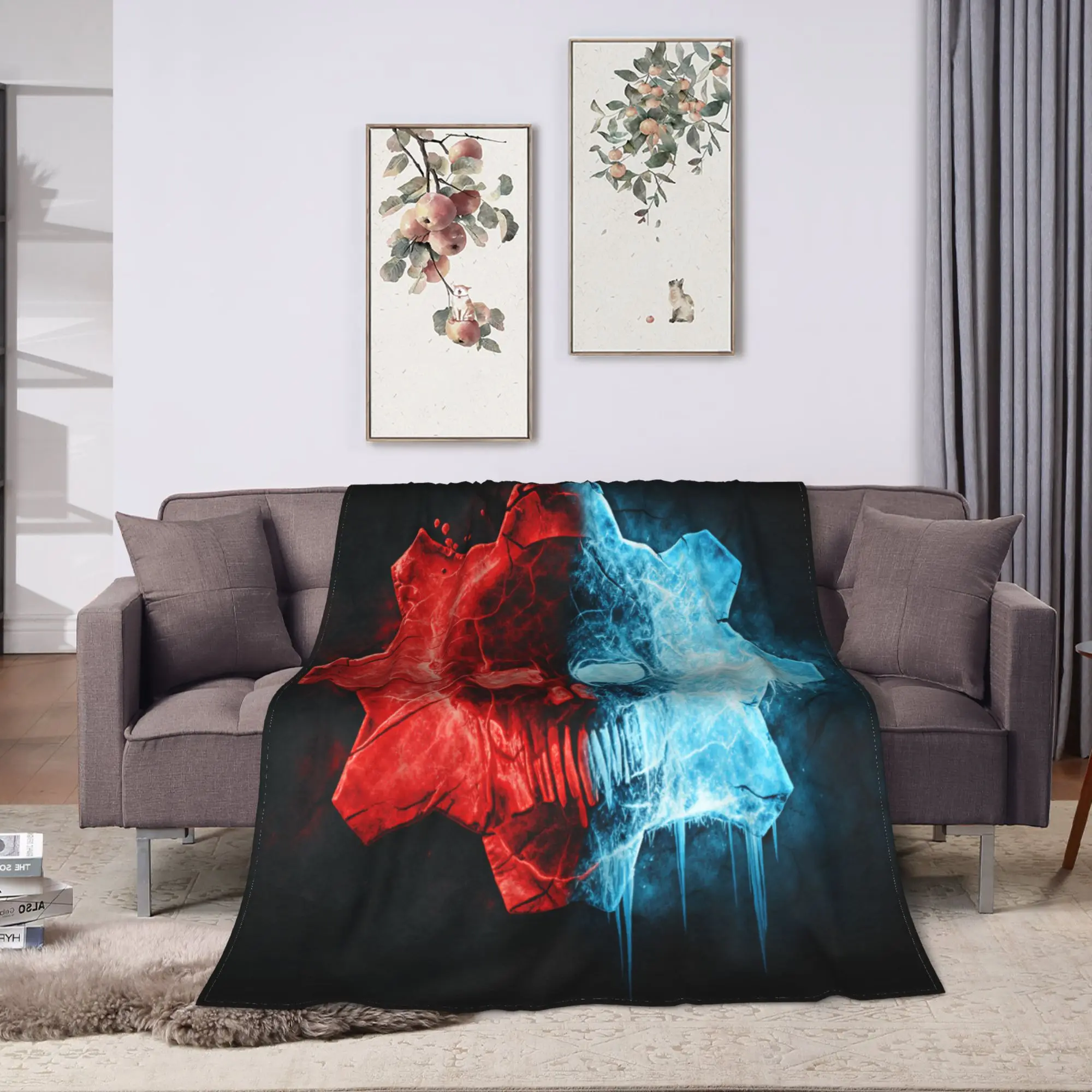 G-Gears Of War Throw Blanket Warm Soft Casual Blanket  For Living Room Travel Car Flannel Bedspread Bed Cover