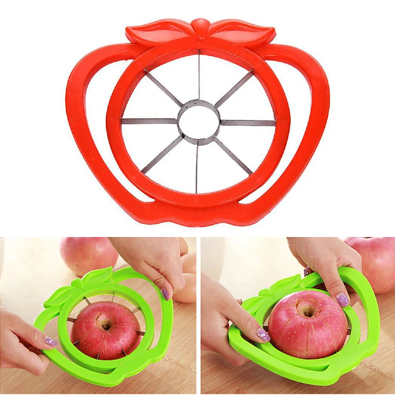 

New 1Pc Apple Cutter Knife Corers Fruit Slicer Multi-function Apple Pear Slice Cutter Kitchen Cooking Vegetable Chopper Tools