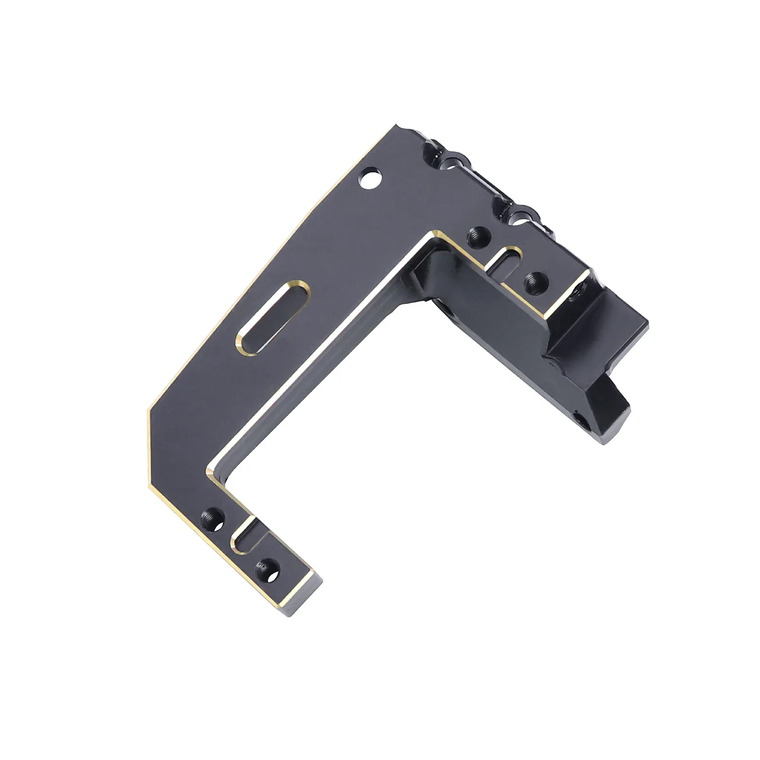 헤비 듀티 H10 황동 서보 마운트 서보 브래킷 1/10 RC 크롤러 카 밴퀴시 H10 옵틱 교체용 스톡 RC 업그레이드 부품