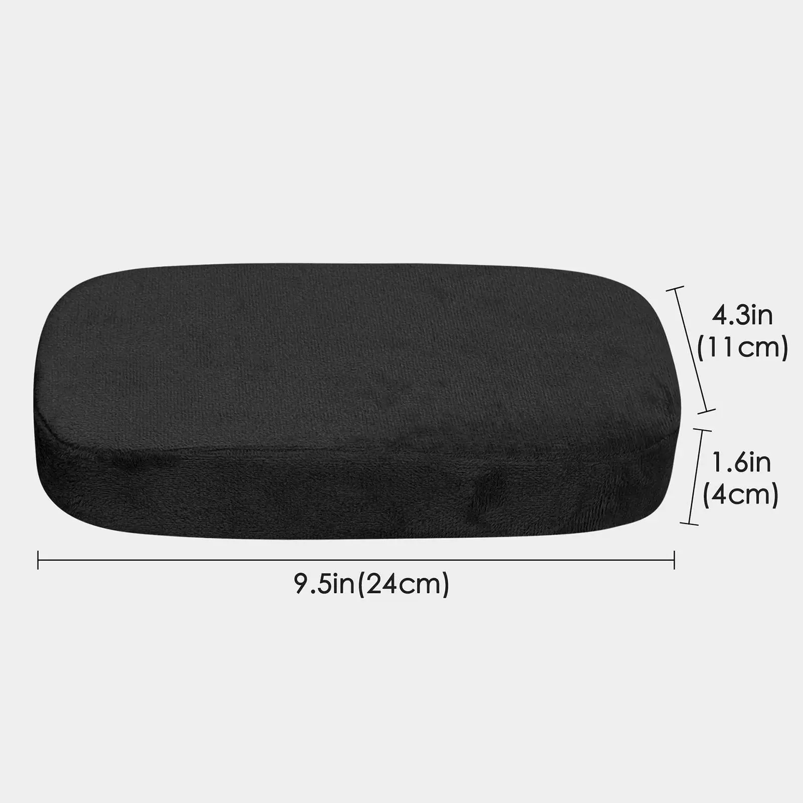 2x Chair Armrest Pad Arm Rest Covers Pad Removable Chair Armrest Cushions