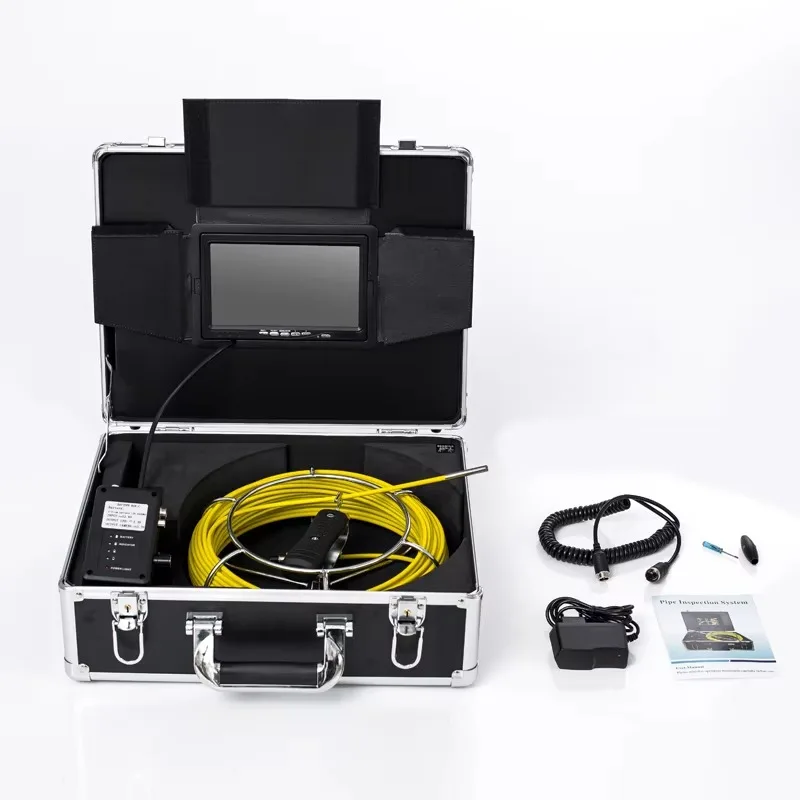 

【Popular】【Popular】SYANSPAN 6.5mm 7" Screen 1080P HD Snake Plumbing with Light-12 LED 8G Card Drain