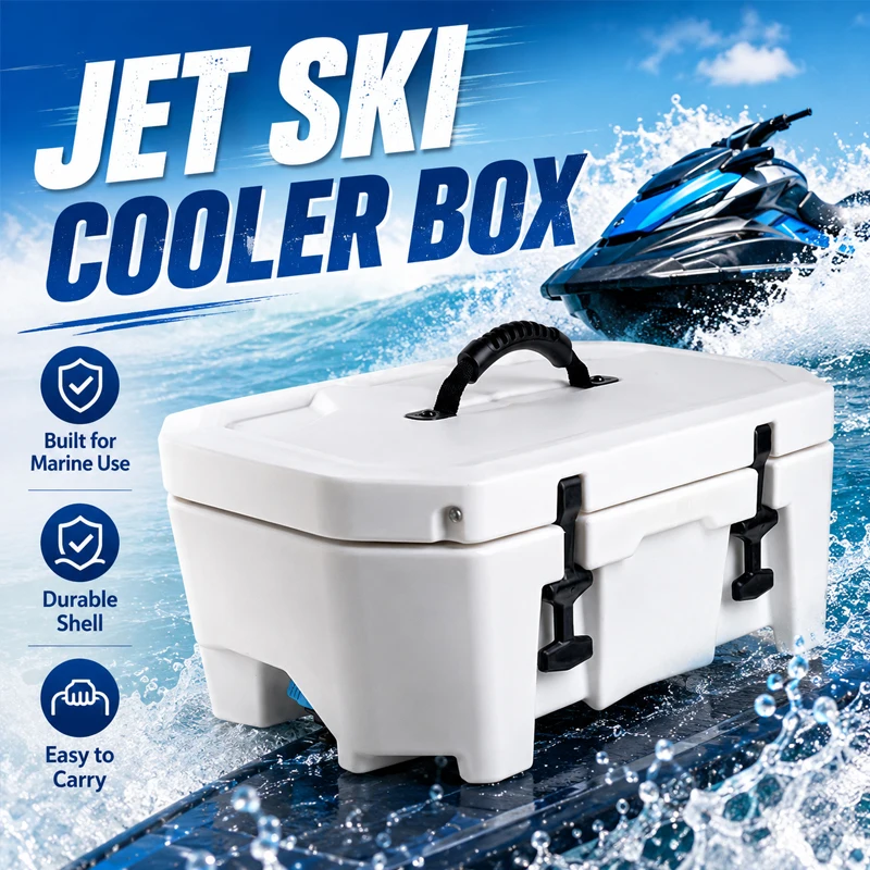 Cooler 20L Insulated Ice Box For Sea-Doo GTX RXT Wake Pro Jet Ski Portable Waterproof Cooler Box Replacement 295100698