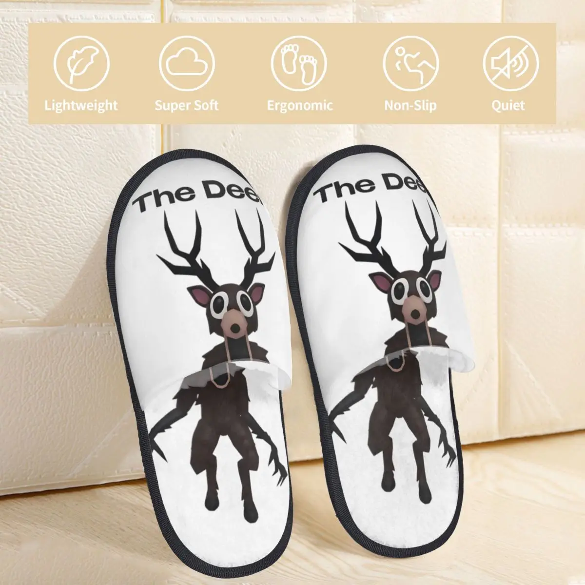 الغزلان 99 ليال في الغابة شبشب منزل مكافحة زلة الألعاب ألعاب لينة المنزلية نِعال من الفراء الشرائح غرفة المعيشة #2