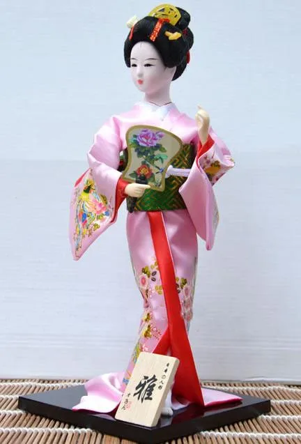 Home Sakurakawa doll supplies South Korea Japan geisha kimono doll desktop decoration geisha Crafts Home Accessories