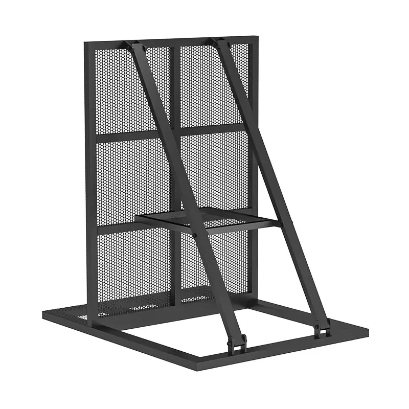 Detachable Portable Foldable Isolation Barrier Metal Frame Safety Guardrail Explosion-proof Fence