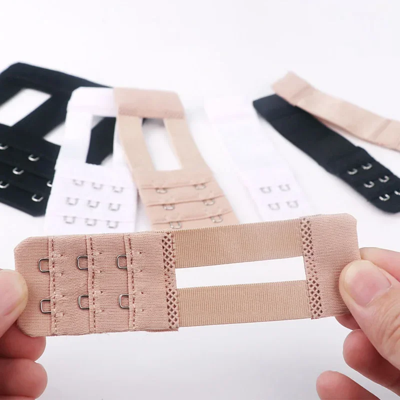 

1PC 2/3 Hooks Adjustable Hook Clip Bra Extender Elastic Women's Lingerie Accessories Underwear Strap Extension Buckle