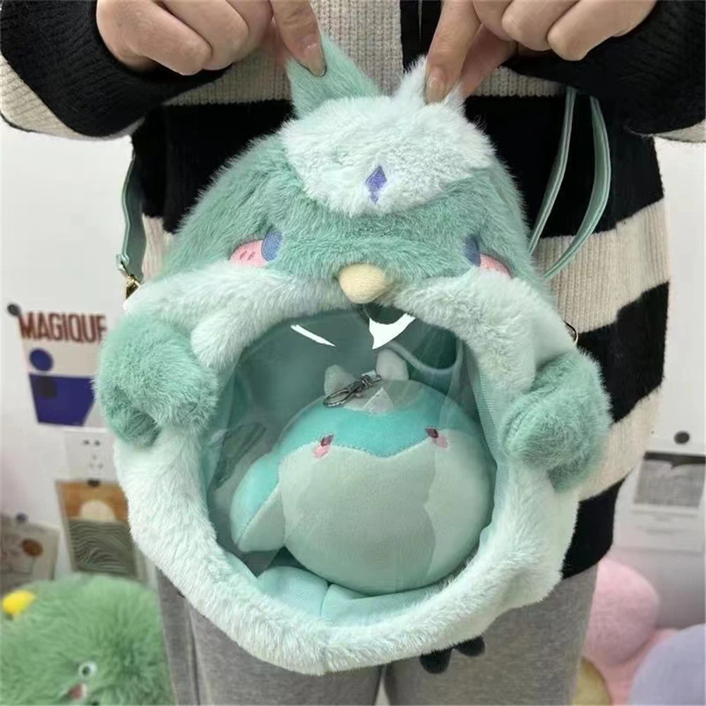 Game Genshin Impact Xiao Bird Cosplay COSTUME Cartoon Plush Doll Itabag Shoulder Ita Bag Adult Unisex Accessories Props Gift