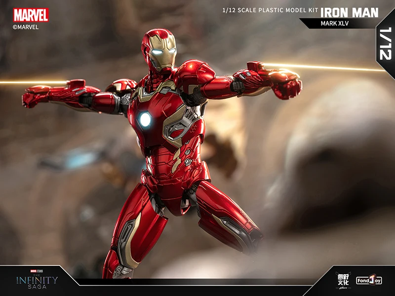 Fondjoy Iron Man MK45 Model Kit Infinity Saga Ironman MARK XLV Assembly Toy ABS Material Joint Movable Children's Birthday Gifts