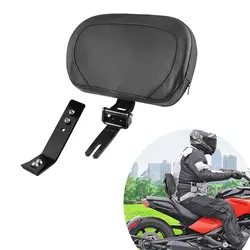 Adjustable Driver Backrest Mount Kit with Storage Pouch for Can-AM Spyder F3 F3S F3T F3LTD 2015-2024 Motorcycle Seat Accessories