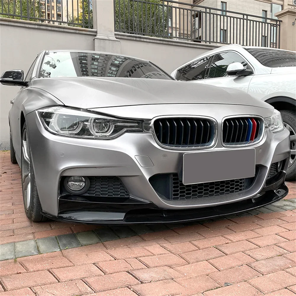 For BMW 3 Series F30 F31 320i M-Tech 2013 To 2019 Car Front Bumper Lip Splitter Spoiler Body Kit Diffuser Lower Auto Accessories