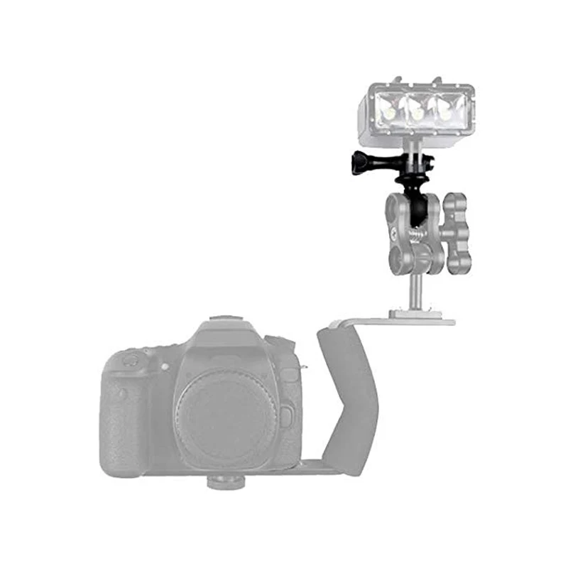 RAM Mount Ball Head Base Adapter Tripod Mount for Go Pro Hero 11 10 9 8 7 5 4 Sjcam EKEN Xiaomi DJI Action Camera Accessory