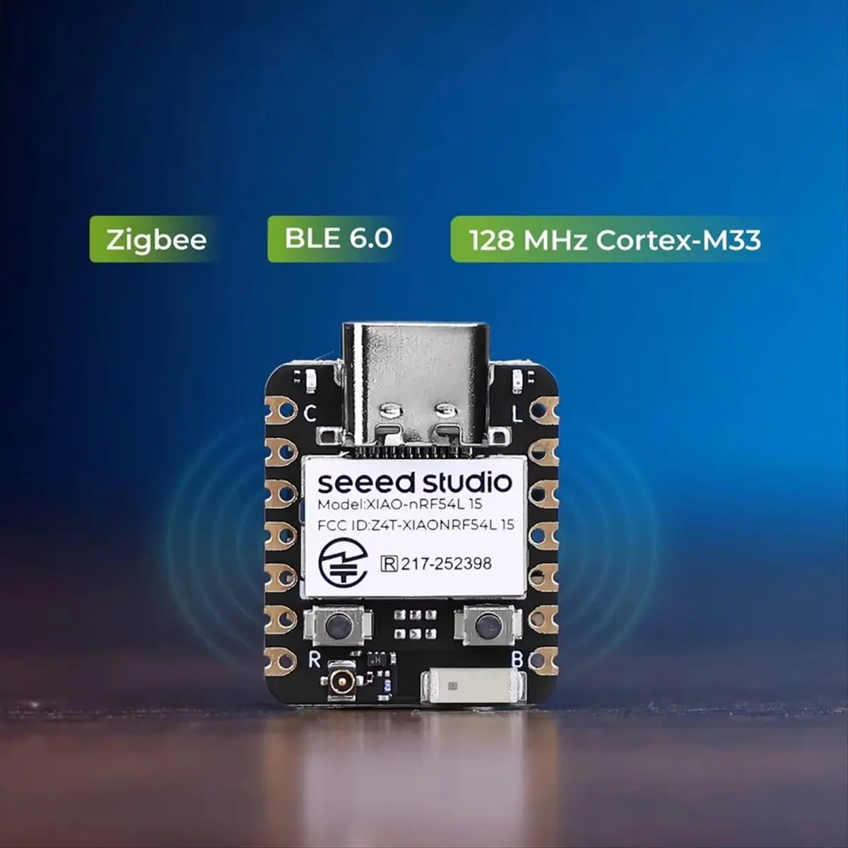 AT42  XIAO NRF54L15 Development Board 128MHz Arm -M33,BLE 6.0, Matter, Thread, Zigbee,16GPIOs,USB Type-C Interface
