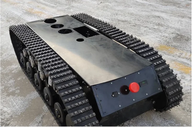 Rubber crawler chassis/chassis robot with a load capacity of 100-200 kg mm