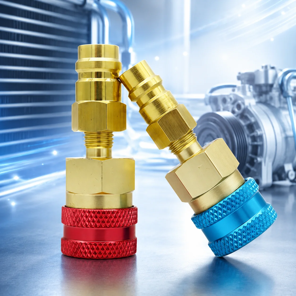 Raccord de climatisation automobile pour R1234YF à R134A, adaptateur haute et basse pression, connecteur rapide HotAdapter