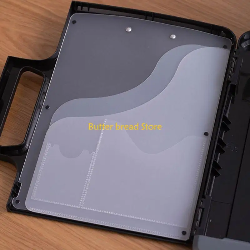

W89C Portable Files Document Clipboard Storage for Case Multifunctional Compartment Holder Office Supply