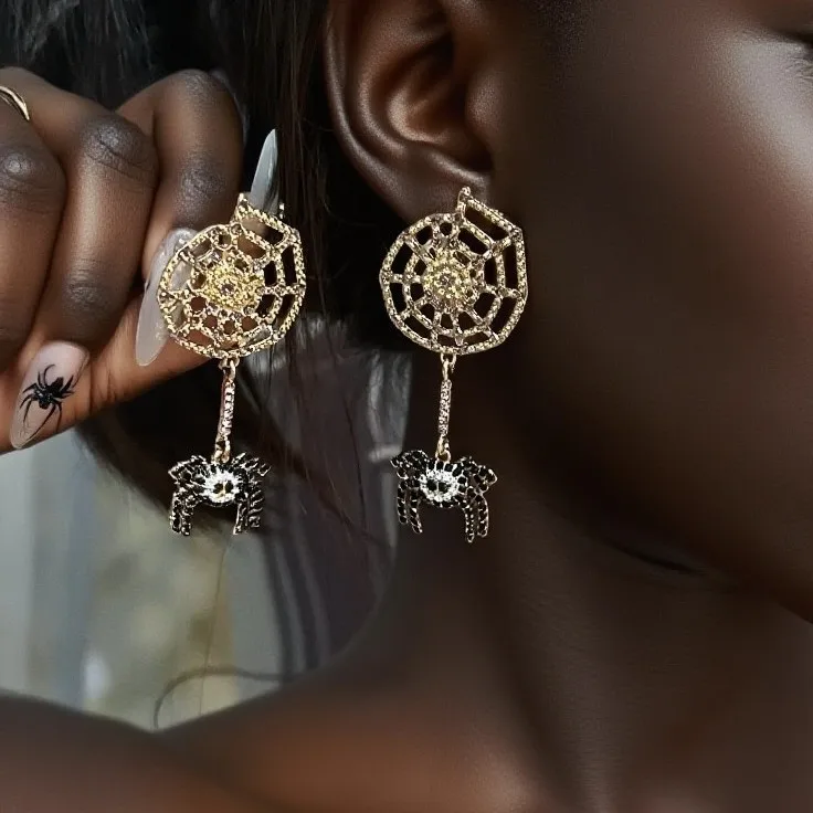 Fashion new Halloween standard earrings, a variety of styles, personality, funny and cute women's accessories