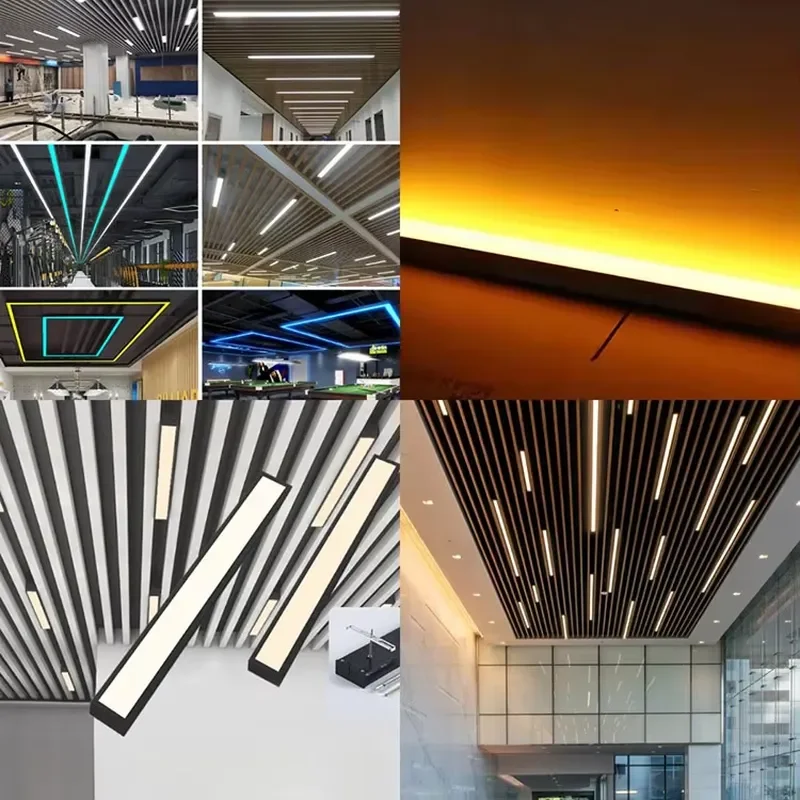 Hot Sale 9-12W IP67 Waterproof Aluminum LED Linear Underground Light for Remote Control Dimmable Outdoor Garden Landscape