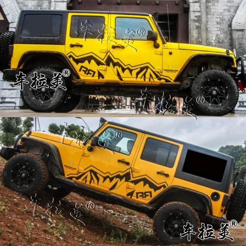 

Car Vinyl Decals Body Sticker For Jeep Wrangler appearance Customized fashion decal film accessories