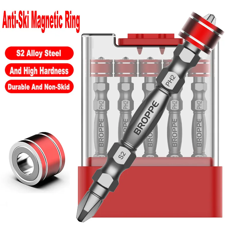 

Magnetic Bit Holder Alloy Electric Magnetic Ring Screwdriver Bit Head Strong Non-slip Magnet Ring for Phillip Bit Magnetizer