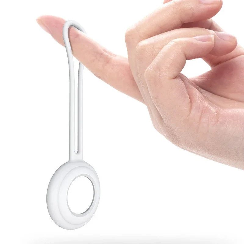 Анти-потерянный защитный чехол для GPS-трекера Apple Airtag с ремешком, защитный чехол, держатель для брелка, сумки, ключи для багажника