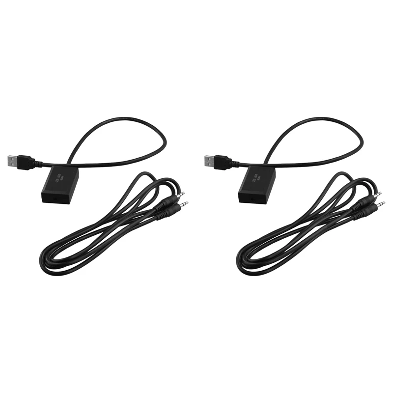 

New-2Pcs 7 Inch Car Screen Audio Input AUX To USB Audio Output AUX Activator For Mercedes Benz NTG 5.0 System