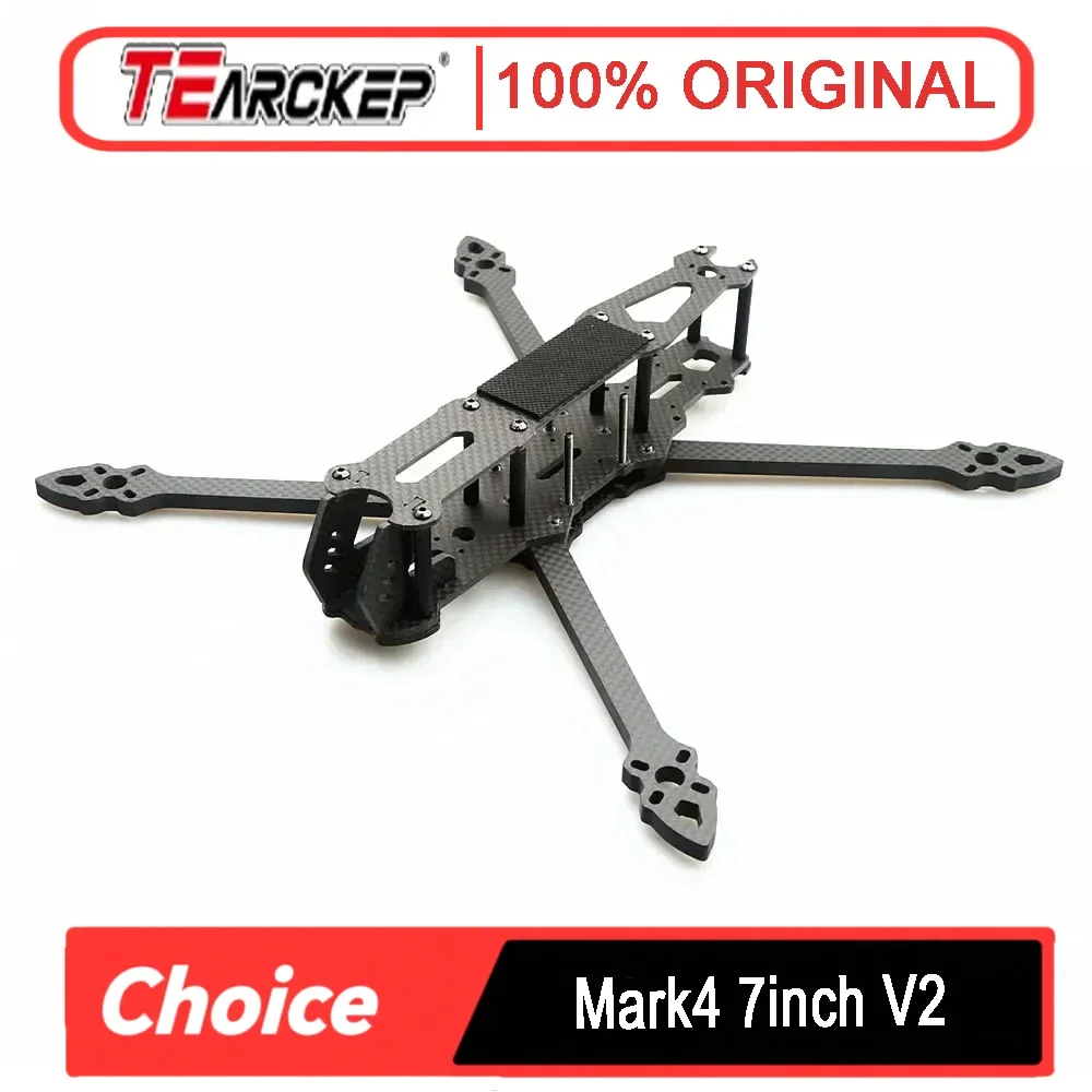 Mark4 V2 7-Inch FPV Frame Kit – 295mm Wheelbase, 6mm Arm (3K Full Carbon Fiber) | Racing & Freestyle Quadcopter