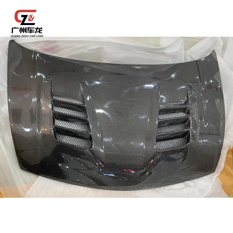 Factory Direct FD2 Style Carbon Fiber Engine Hood Cover for Honda Civic 2006-2012 Type R FD2 Cover
