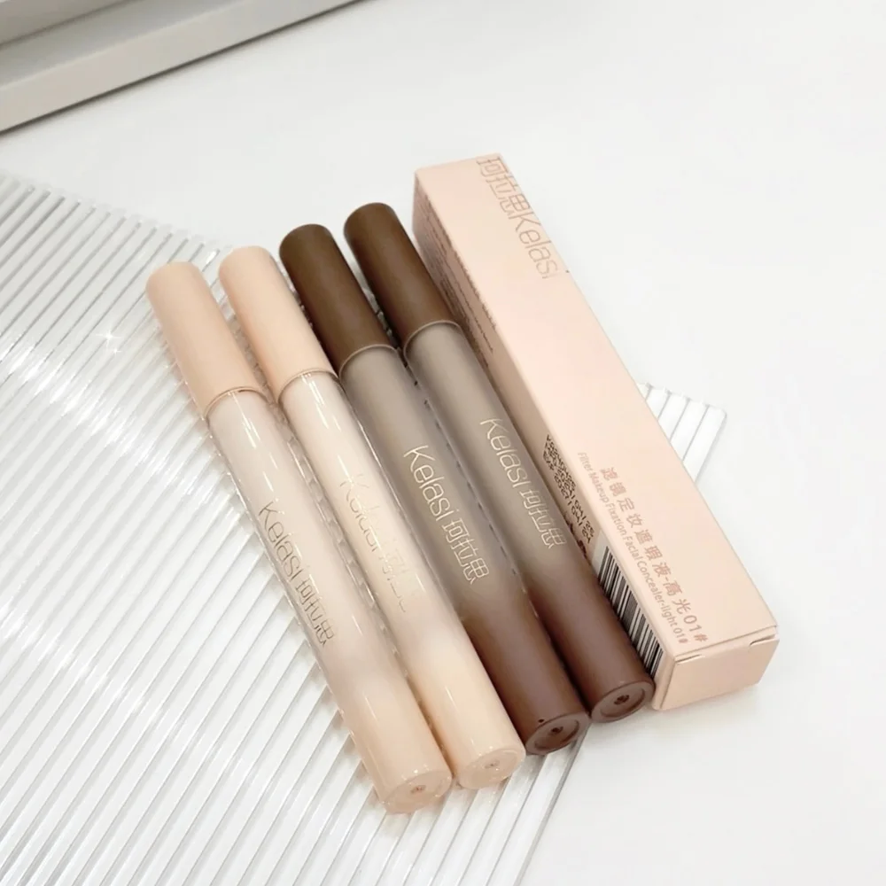 Face Liquid Brighten Contour Highlight Stick ธรรมชาติ 3D ซีเมนต์จมูกสีเทา Shadow Cream Bronzer คอนซีลเลอร์แต่งหน้าเครื่องสําอาง