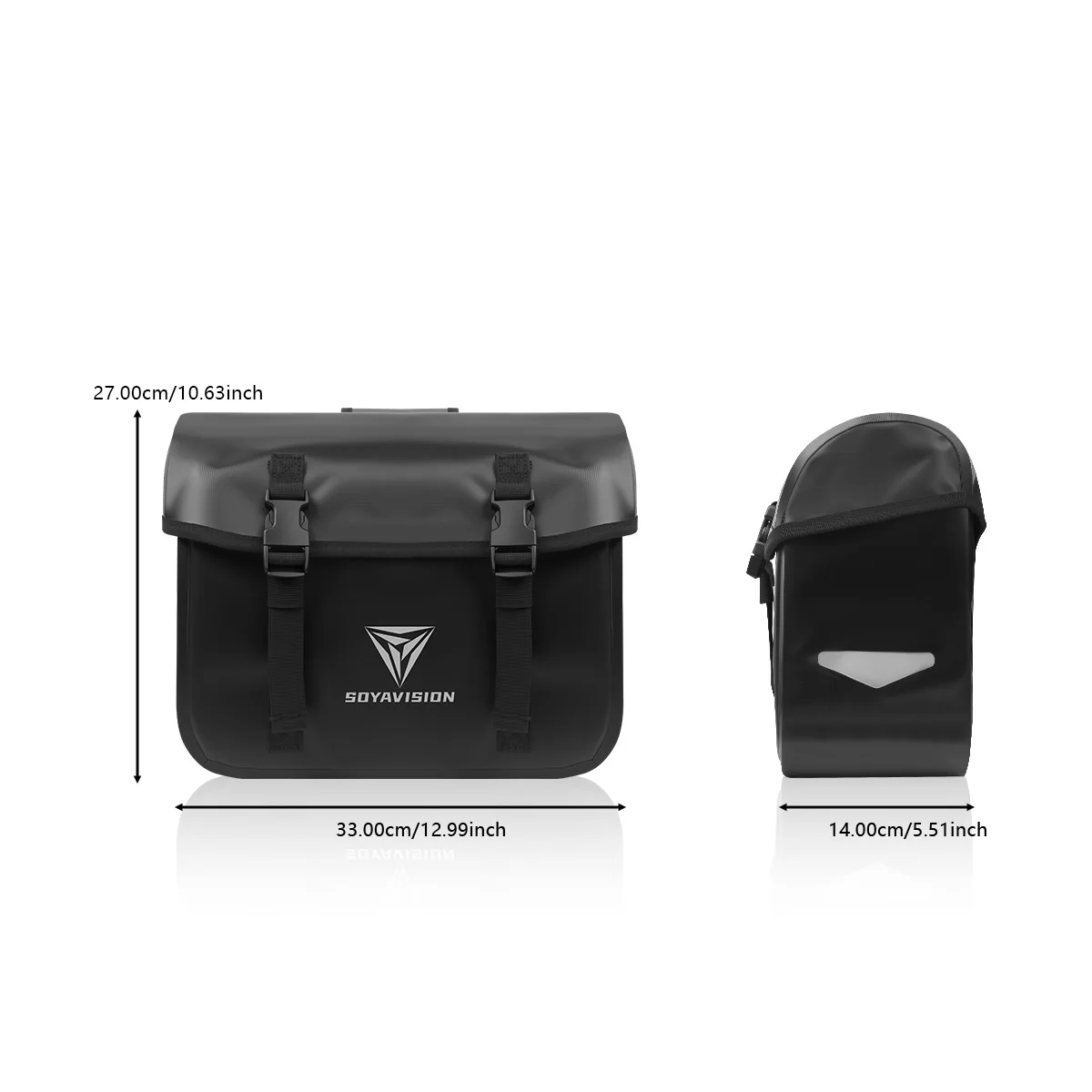 Motorcycle Side Bag Waterproof Motor Saddlebag With Inner Support Board Large Capacity Luggage Travel Bags Universal Tail Bag