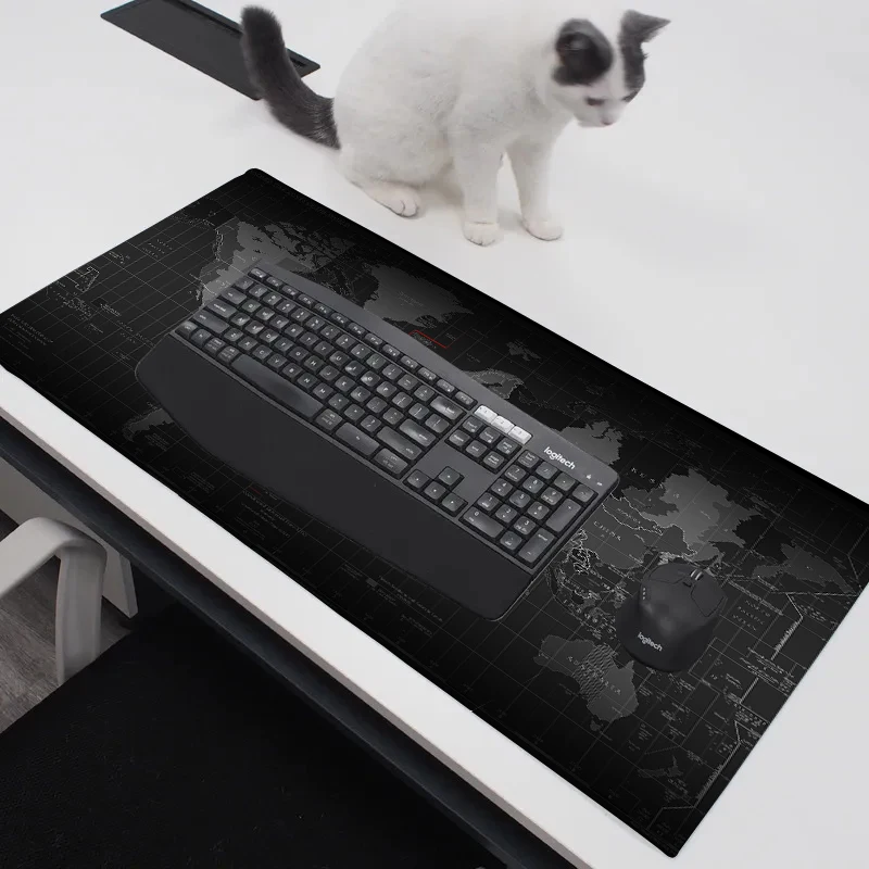 WESAPPA-Grande Mapa Mouse Pad, Tapetes de Mesa, XXL Gaming Mousepads, Mesa De Escritório Decoração, Teclado, Longo Padding, Notebook, Computer Gamer