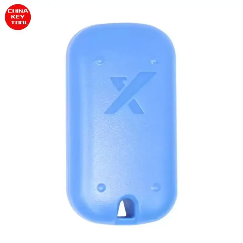 Xhorse-Coque de clé télécommande filaire, style bleu séparé, 4 boutons, XKXH01EN, 1 pièce