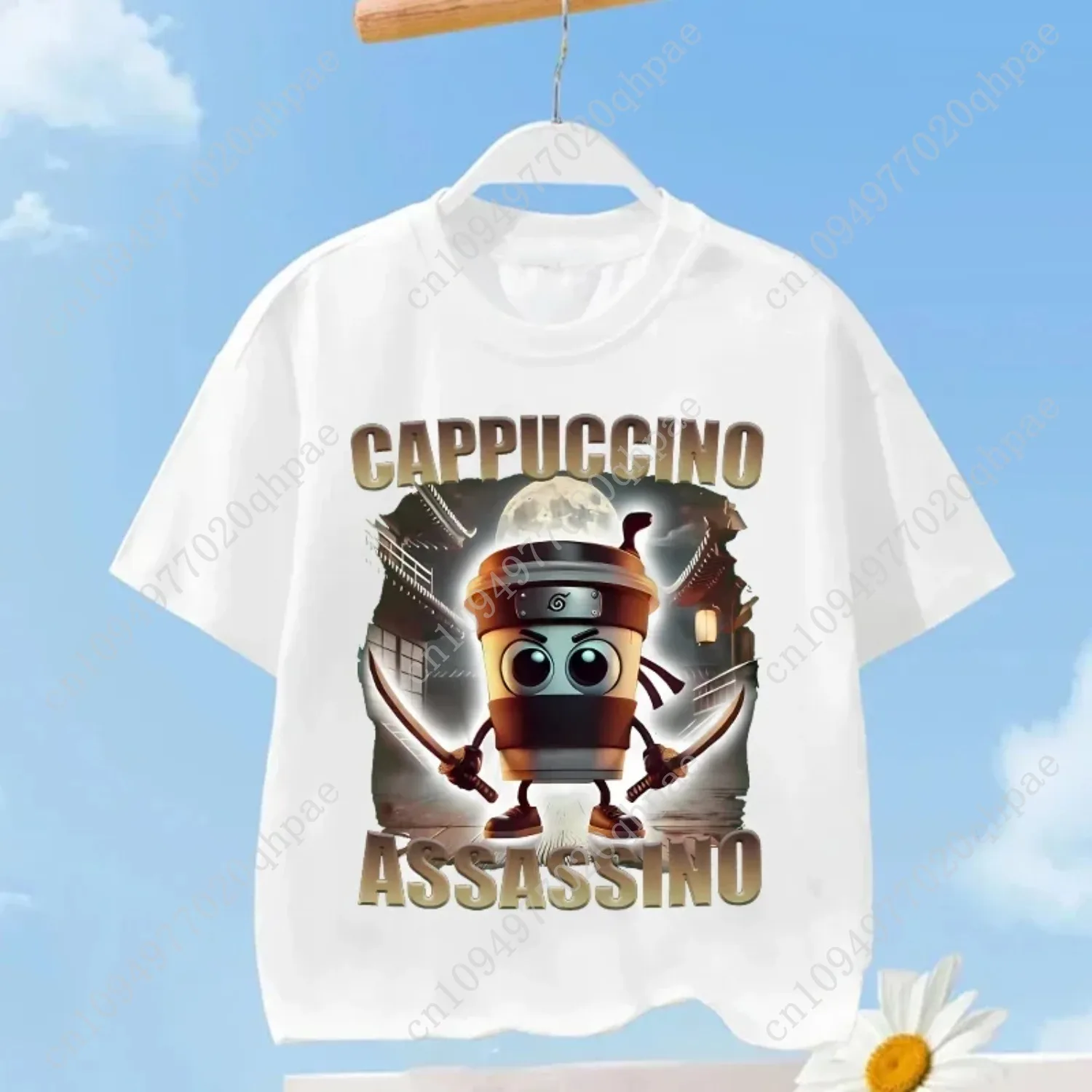 Tralalero Tralala enfants تي شيرت Tingtung Sahur Brainrot تي شيرتات الانمي garçon fille dwe à manches Courtes couverture en coton #3