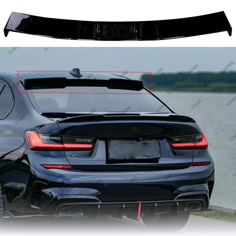 For BMW 3 Series G20 G80 M3 （Early Stage） 320i 320i 2020-2022Real Carbon Fiber Rear Window Spoiler GT Style Rear Roof Spoiler