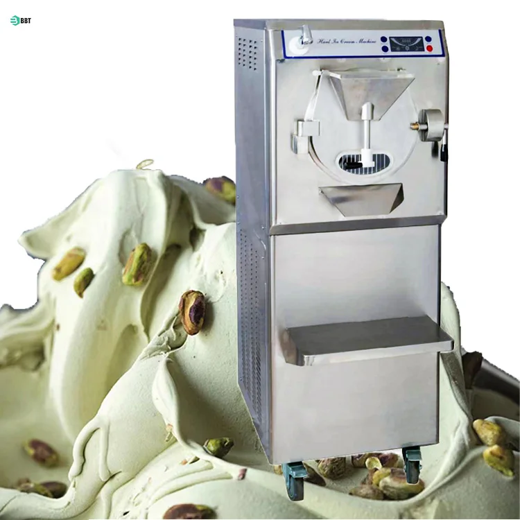 

48L 60L 100L Commercial Hard Ice Cream Machine Turbo Mixing Fast Cooling 30-50% Faster Freezing