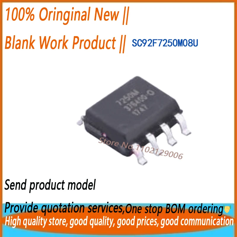 10PCS/LOT SC92F7250M08U 7250M SOP8 IC Chip New Original