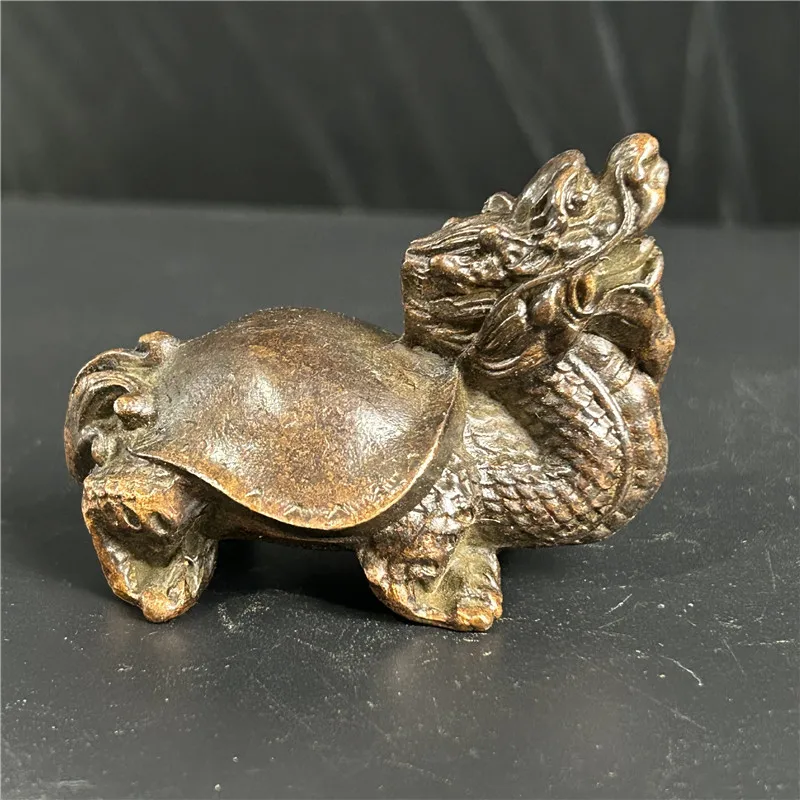 Bronze handicrafts are exquisite, dragon turtle ornaments are mellow and good