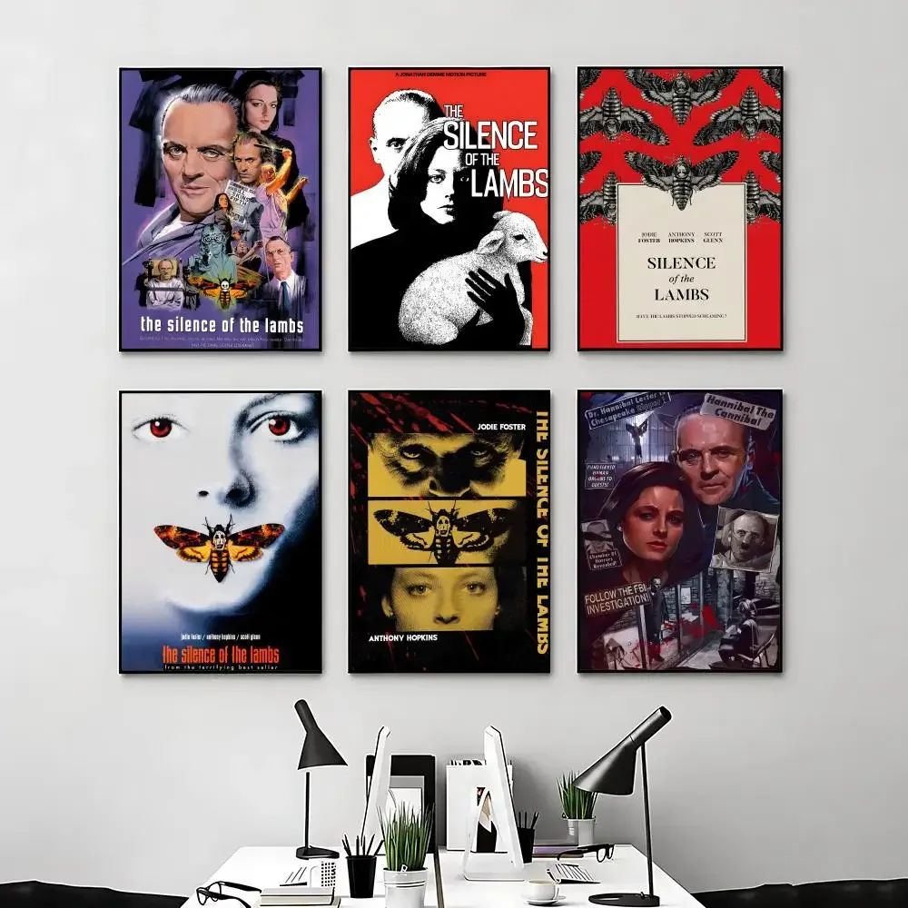 Movie The Silence of the Lambs Poster Posters Anime Room Decor Decoration Movie Backpack Wall Interior Music Wall Art