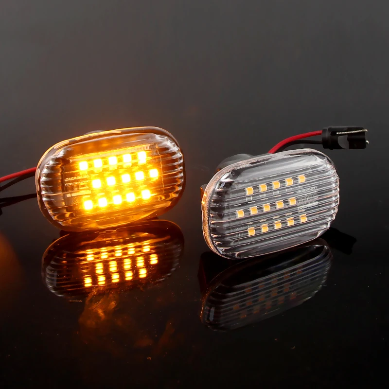 

2× for Toyota Camry(Vista) SV4/CV4 Gaia ACM1/CXM1/SXM1 Caldina ZT24 - LED Side Marker Light Flowing Turn Signal Car Blinker Lamp