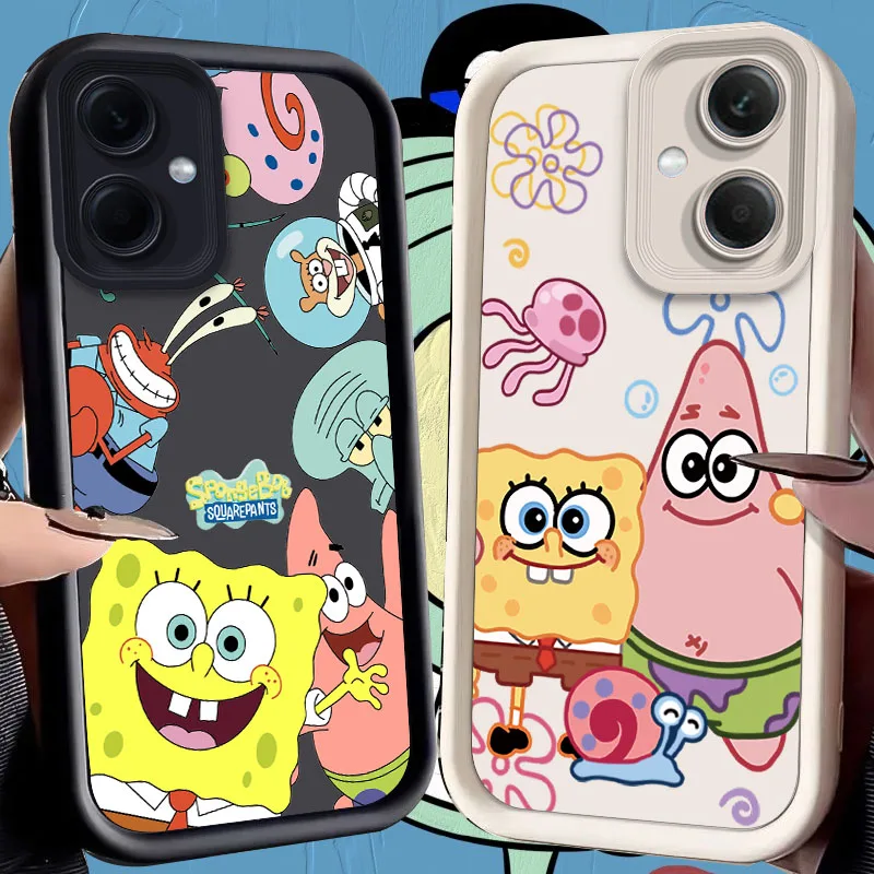 S-spongebobsシリコンフォンケース,Xiaomi Redmi Note 1312 pro plus 4g 5g 13c 12c Turbo 11 11s 10 10s 9 10a 10c 9c a2 a1