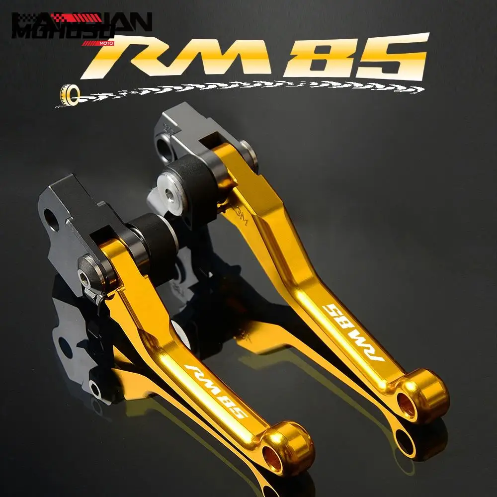 

RM85 Brake Clutch Lever Dirt Pit Bike Brake Clutch Levers Grips For Suzuki RM85 RM 85 2005-2015 2011 2012 2013 2014 Accessories