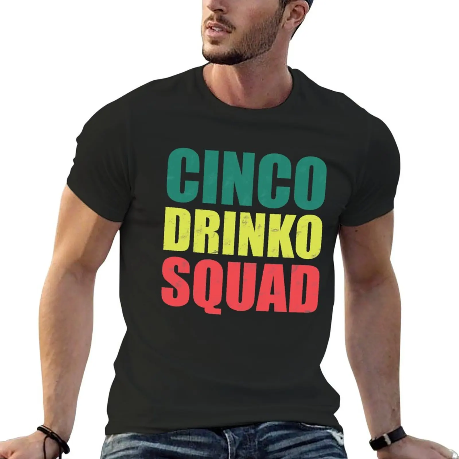 Cinco drinko squad party Mexican fiesta funny cinco de Mayo T-Shirt aesthetic clothes cute clothes mens graphic tshirts