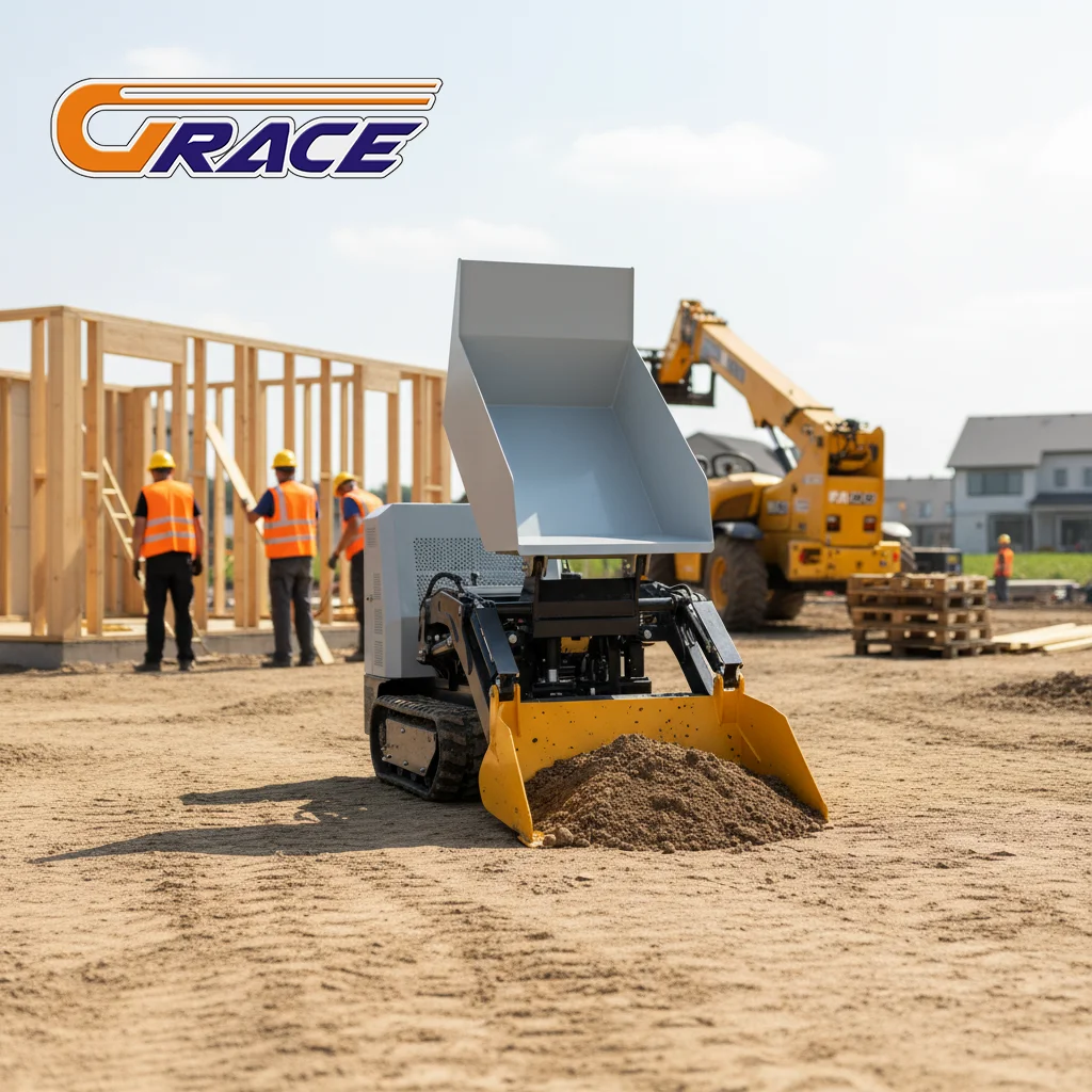 Customize Mini Tracked Dumper Fast Delivery Hydraulic Diesel Dump Truck Multifunctional 500kg Crawler Mini Dumper for Sale