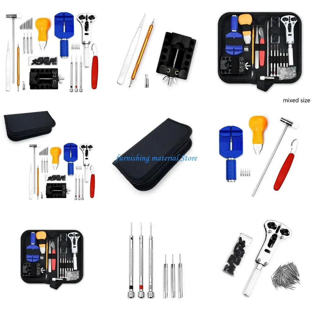 

Y5GD 147x/Set Watch Repair Spring Bar Tool Set Watch-Link Removal Tool Watch Band Link Pin Tool Set for Watchmakers