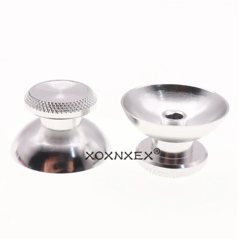 Xoxnxex 1 Paar = 2 Stuks Rocker Caps Voor Ps5 Console Aluminium Metalen Metalen Analoge Grepen Stick Fit Voor Sony Ps5 Controller
