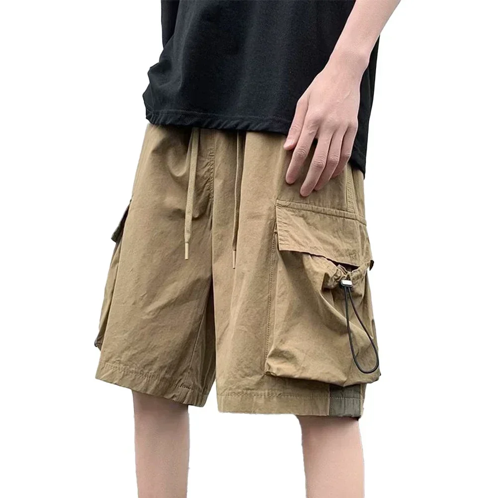 نزهة عادية نزهة عادية العلامة حجم L-3XL رجل البضائع السراويل الرياضية السراويل ملابس الصيف البوليستر دنة النسيج