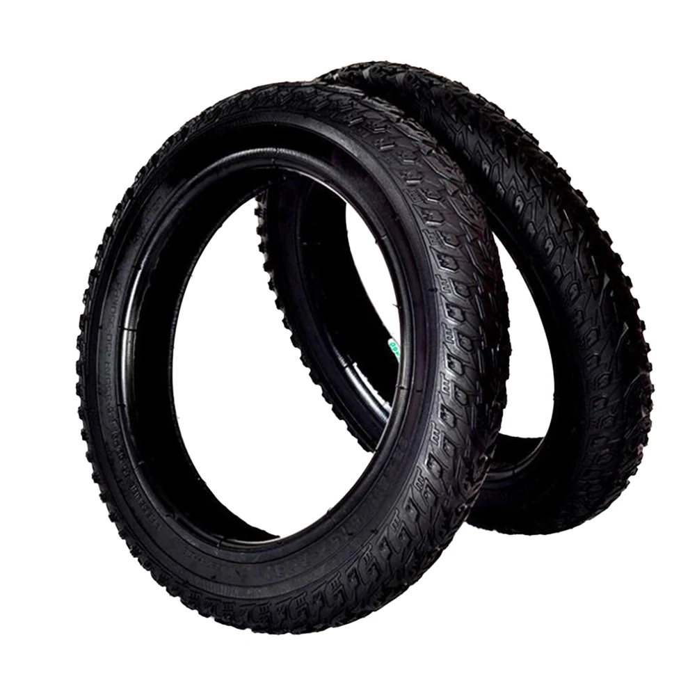 

Durable Kids Bike Tires High Quality Rubber Long Lasting Fit Most Childrens Bikes Sturdy Tube Easy Install Lightweight Practical