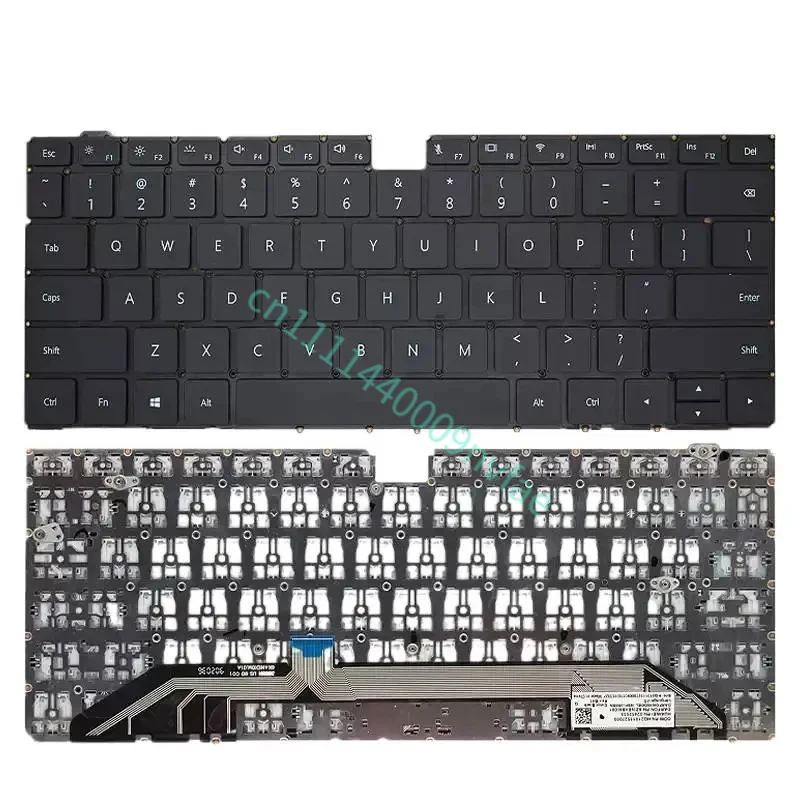 New For Huawei MateBook X Pro MACH-W19B MACH-W19C MACHD-WFE9Q MACH-W29C US Laptop Keyboard No backlight 0.3