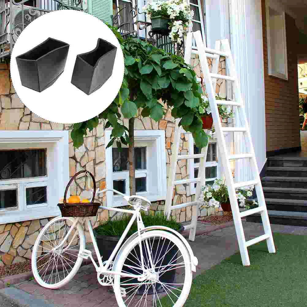 2 Pcs Folding Ladder Feet Stability Rubber Covers Foot Pads Protector Chair Wear Resistance Leg