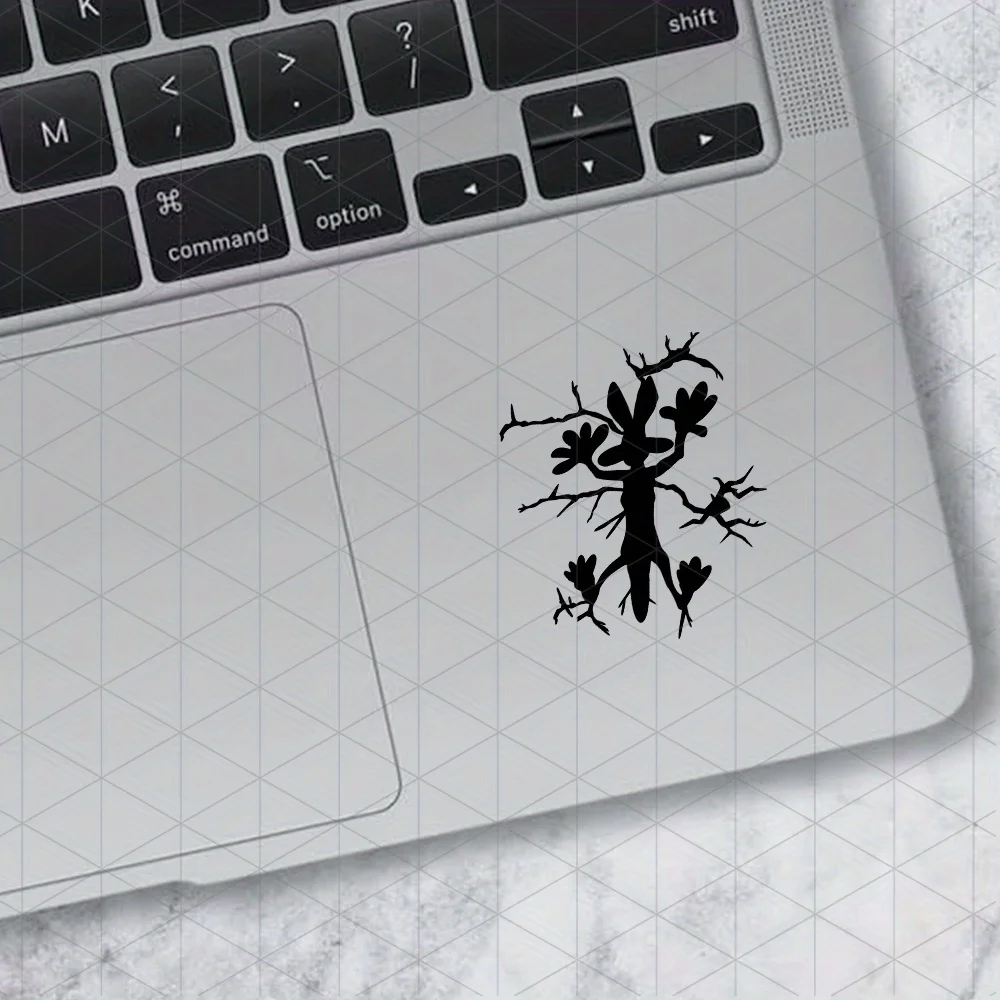 

1 шт., черная наклейка с мультяшным силуэтом, водонепроницаемые клейкие наклейки для декора телефона, ноутбука