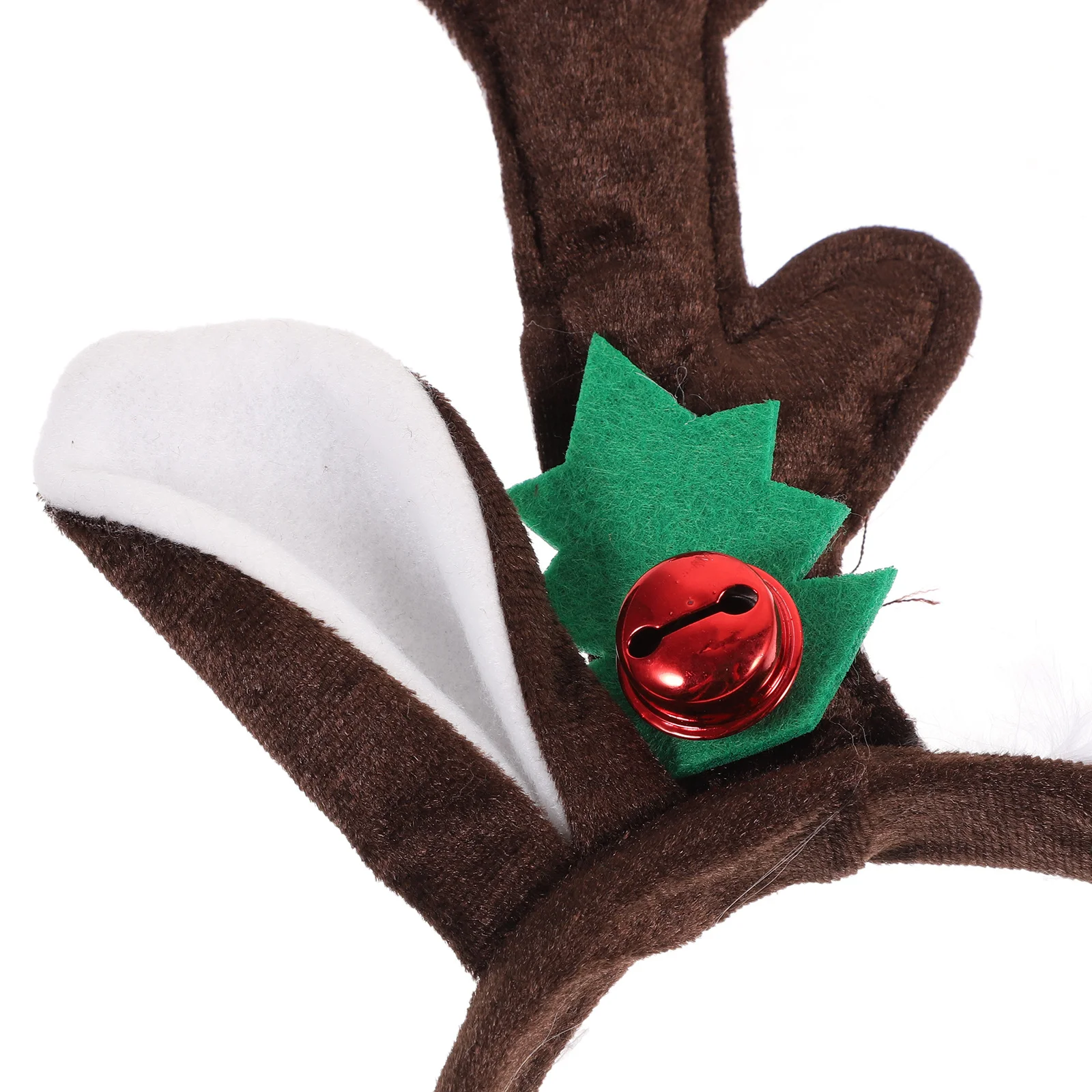 

Reindeer Antlers Headband Hair Accessory With Bell For Christmas Party Festival Adults Wearable Cosplay Headband